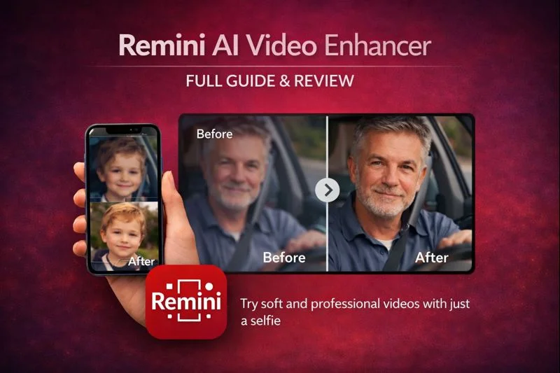 Remini AI Video Enhancer Feature Full Guide & Review