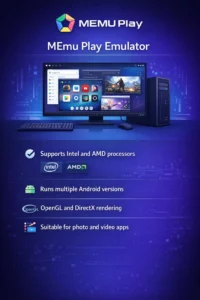 MEmu Play Android Emulator Features Infographics