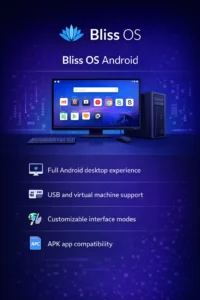 Bliss OS Android emulator for pc and mac
