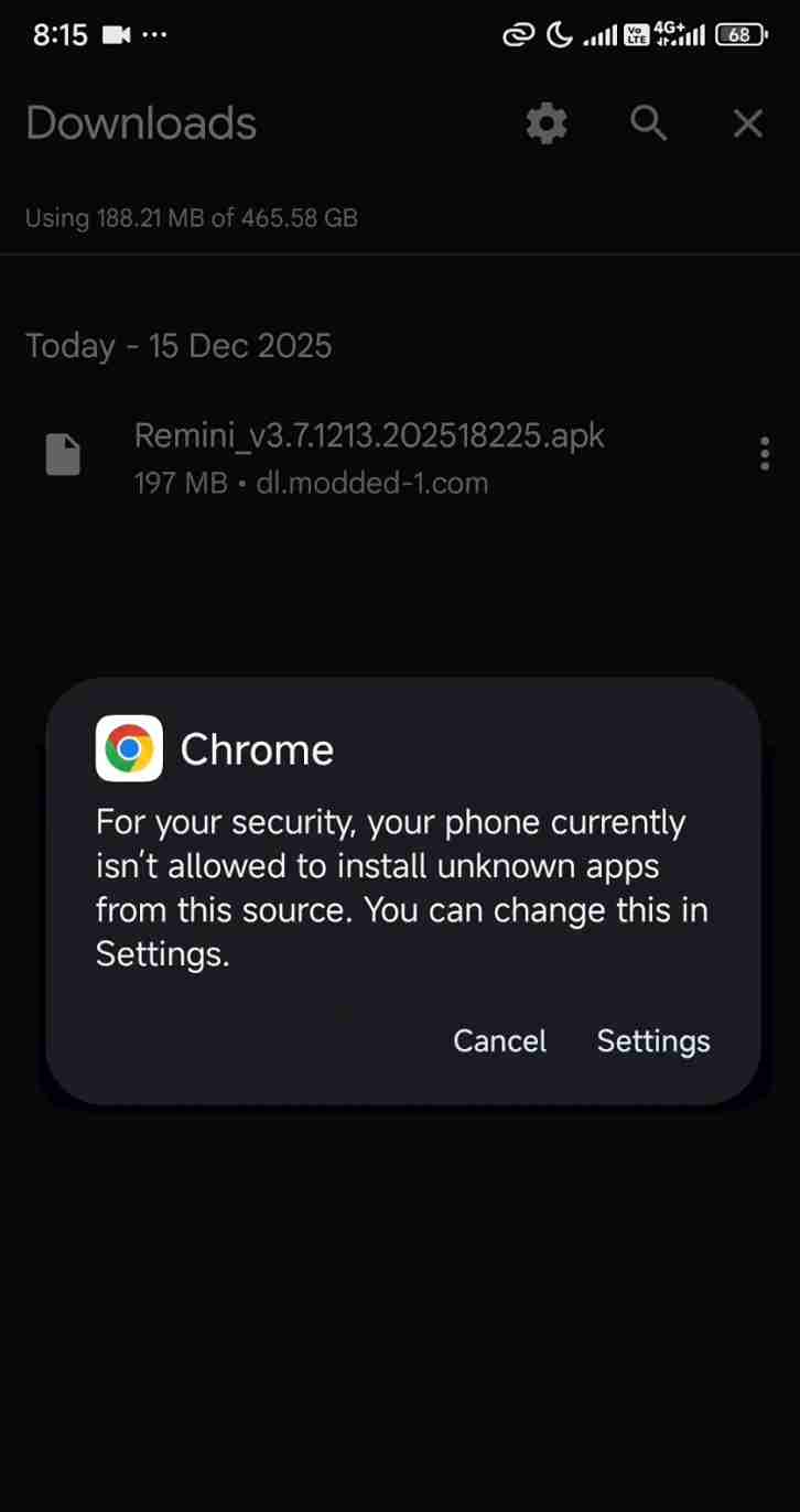 Download Remini Mod APK Latest v3.9.5 Pro | Premium Unlocked 3 reminidl.org locate apk file