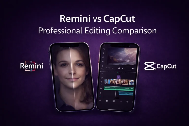 Remini vs CapCut Comparison for Professional Editing