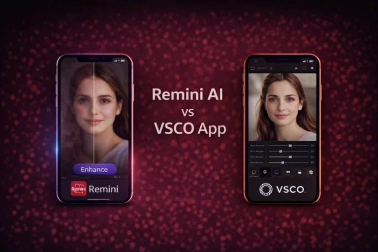 Remini AI vs VSCO App Amazing Features Comparison