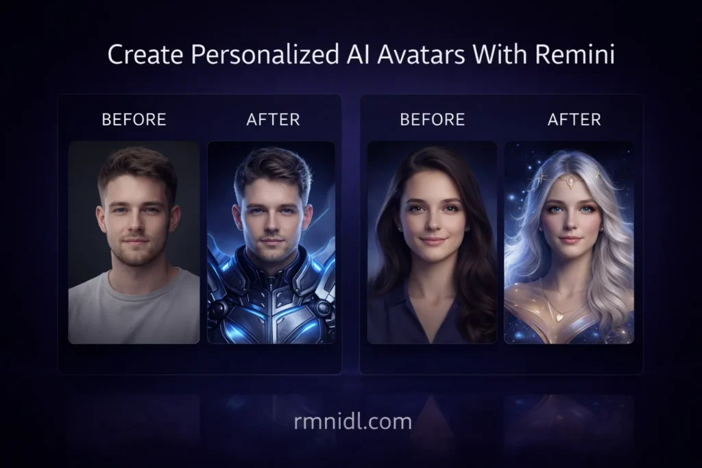What is Remini AI Avatar Feature How to Use it for Free